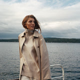 Anchorage Trench Coat Travertine