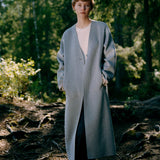 Wabi Coat Light Gray Melange