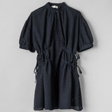 Gitte Broderie Anglaise Anthracite Black
