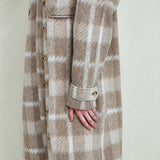 Sealiner Wool Long Beige Check