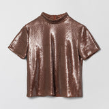 Mineral Sequin Top Cola