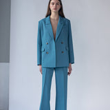 Barbro Wide Leg Aegean Blue