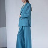 Barbro Wide Leg Aegean Blue