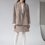 Blue Line Blazer Brown Houndstooth
