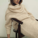 Mountain Oversized Furry Jumper Cream