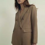 Tailored Suit Jacket Dusty Olive