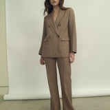 Tailored Wool Flares Anthracite Black