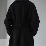 Jimson Weed Wool Coat Anthracite Black